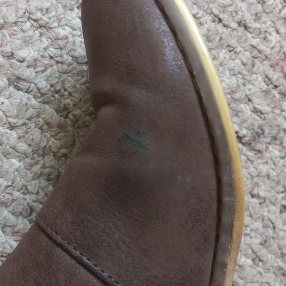 Rocket Dog Brown Vegan Leather Slip On Ankle Booties - Picture 7 of 11